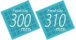 Panel size